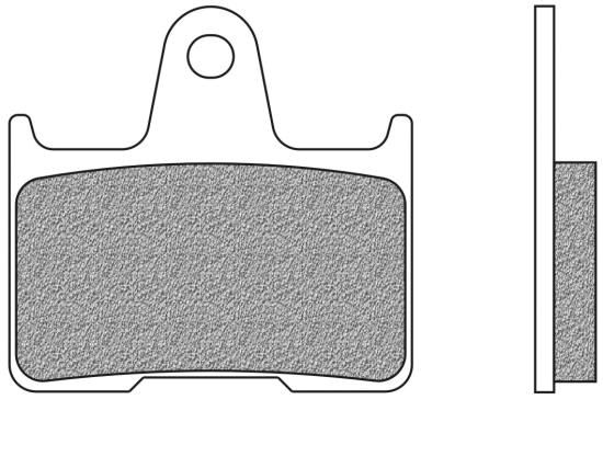 Bremsbeläge hinten Typ FD.0347 für Suzuki GSF 650 Bandit, GSX 1400, GSX-R 600 750 1000 (700347)