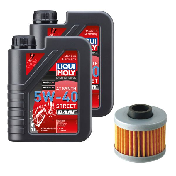 Wartungsset für Peugeot Satelis 125 K15 Compressor Bj.11,Aprilia Leonardo Scarabeo 125/BMW C1 125 200/Peugeot Citystar E (110872)