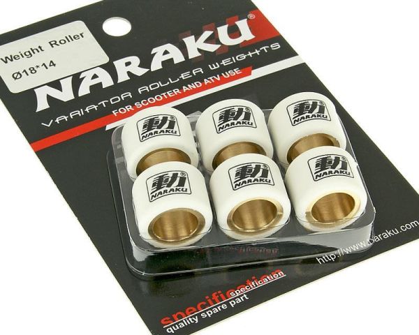 Naraku HD Variomatikgewichte 18x14, 10,0g für Roller, Quads, ATVs, Buggys, etc (67918100)