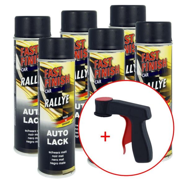 Peinture Noir Mat Racing en spray 400ml