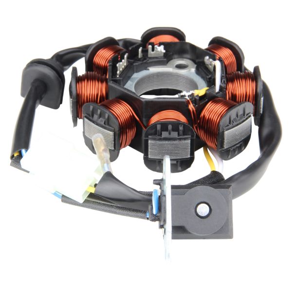 Lichtmaschine Stator 8 Spulen für Peugeot Speedfight 3 50 4-Takt und SYM 4-Takt (105527)