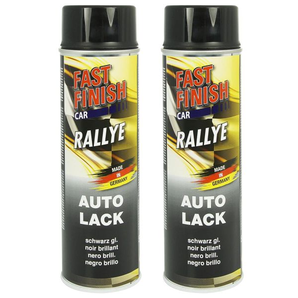 FastFinish Fast Finish Rallye Lack schwarz glänzend 2x 500 ml. (FF2928352_23042613312866)