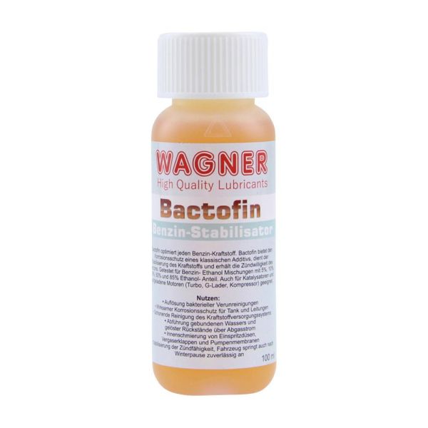 Wagner Bactofin Benzinstabilisator Tankrostschutz für 2- und 4-Takter 100 ml. (2000040100)