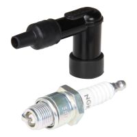 Zündkerze NGK B8HS + Zündkerzenstecker LB05F 90° entstört für Simson S50 S51 S53 S70 S83 SR50 SR80 KR51/2 (1039962)