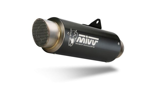 Mivv SPORT Schalldämpfer GPpro SLIP-ON Steel Black für KTM 125 DUKE BJ 2017 > (KT.019.LXBP)