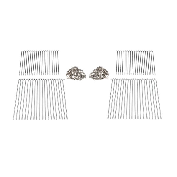 2x Speichensatz (36 Speichen + Nippel) 143,5x3,2mm 90° CHROM für Simson S50 S51 KR51 Schwalbe Star (024dbe5b-11e0-41f9-8a2c-0dd9218526ad)