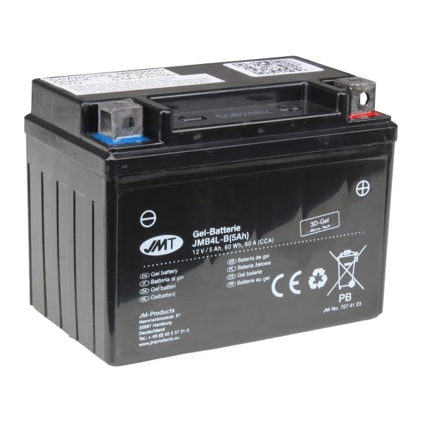Gel Batterie JMT YB4L-B 5A JMB4L-B(5AH) GEL wartungsfrei (930416)