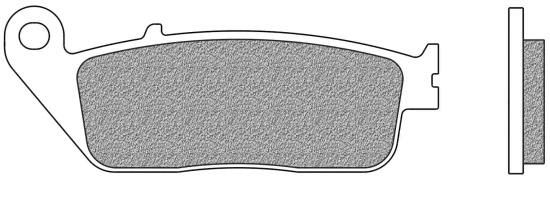 Bremsbeläge vorne organische Version Typ FD.0132  für Honda CB 600 F, CBR 1000 F, VFR 750, VT 1100, (700132)