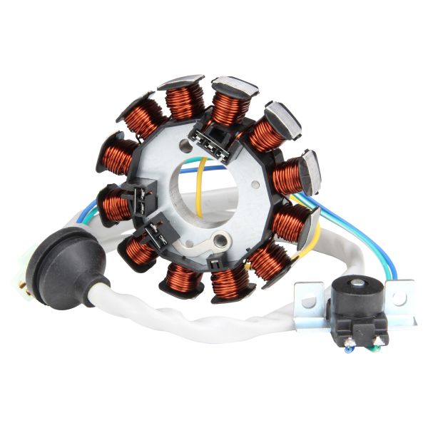 Lichtmaschine Stator 12-polig für Yamaha Aerox Neos MBK Nitro Ovetto Mach G Jog BWS Citomerx 105518 (105518)