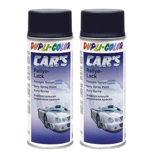 Duplicolor Car's Rallye Lack Lackspray schwarz matt 2x 400 ml. (DU3858722_23062711463008)