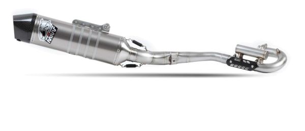 Mivv STRONGER ENDURO new Schalldämpfer OVAL Komplettanlage 1x1 Edelstahl Carbon Cap für HONDA CRE F 250 R BJ 2010 > 2010 (M.HO.027.LXC.F)