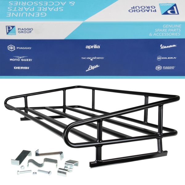 Dachgepäckträger schwarz original für Piaggio APE TM P703 P703V 422 220 (600561M)