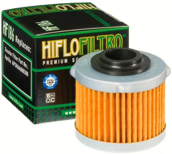 Hiflofiltro Ölfilter HF186 für Aprilia Scarabeo 125 200 (109515)
