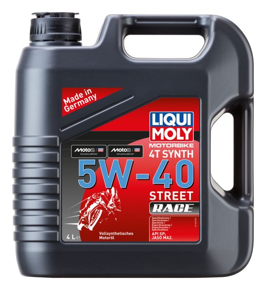 Motorbike 4T Synth 5W-40 Street Race 4 L (LM1685)