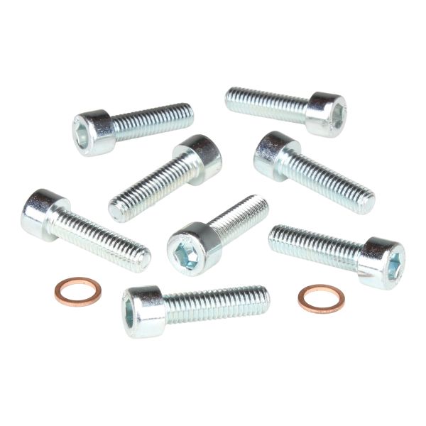 Ölkontrollschraube M6x22 + Dichtring für Zündapp ZD 10 30 Typ 446 / ZR 10 20 30 Typ 447 / ZA A 25 40 Typ 460 (108796)