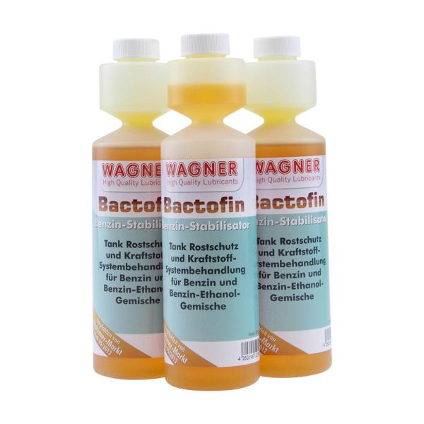 3x250ml Wagner Bactofin Benzinstabilisator Tankrostschutz für 2- und 4-Takter (20000402503)