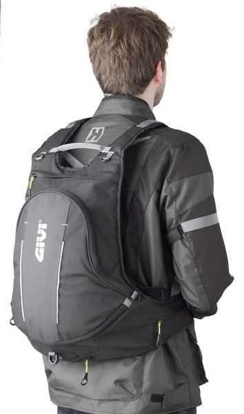 GIVI Easy-BAG - Rucksack schwarz aus Cordura Volumen 22-26 Liter (EA104B_23070311585538)