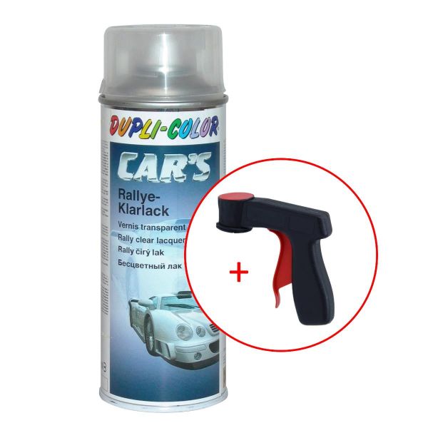 Dupli-Color Car's Rallye Lack Klarlack glänzend 400 ml. + 1 Spraydosen Handgriff (DU385858s731)