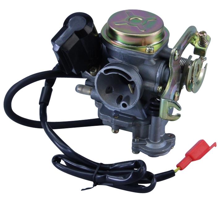 Carburateur de réglage 19mm 4 temps 50/80ccm pour scooters Baotian,  Benzhou, Huatian, Rex, MKS, Ecobike, V-Clic, Carburateur & Accessoires, Carburation & Admission, Pièce moteur de scooter, Scooter