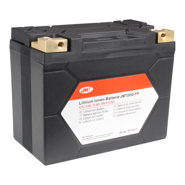 Batterie Motorrad JMT20Q-FP JMT Lithium-Ionen mit Anzeige (113935)
