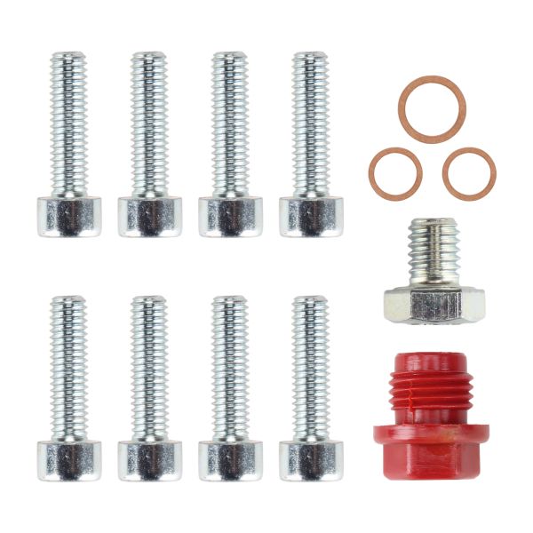 Ölschrauben Set inkl. Dichtringe für Zündapp ZD 10 30 Typ 446 / ZR 10 20 30 Typ 447 / ZA A 25 40 Typ 460 - Citomerx (108802)