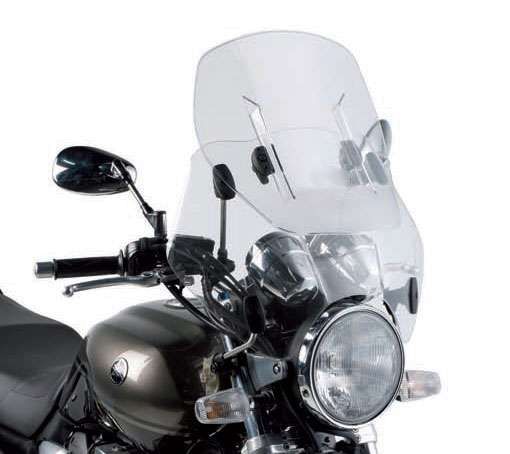 GIVI Airflow Windschild transparent 410 - 530 x 520 mm H/B, mit ABE (AF49G)