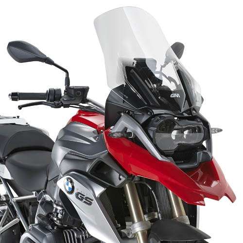 Givi Windschild 5108DTG transparent, 550 mm x 445 mm, mit ABE für verschiedene BMW Modelle (5108DTG)