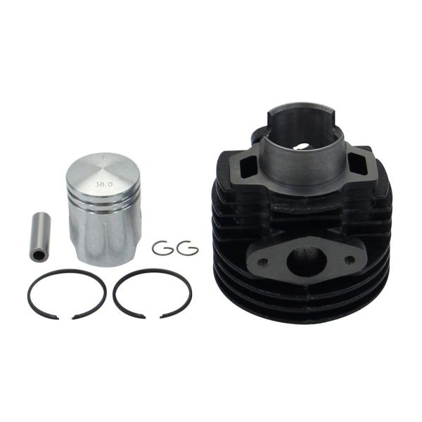 Zylinder Kit 50ccm 38mm ungedrosselt 10mm Kolbenbolzen für Puch DS MC MS R VZ 50 - Citomerx (189010)
