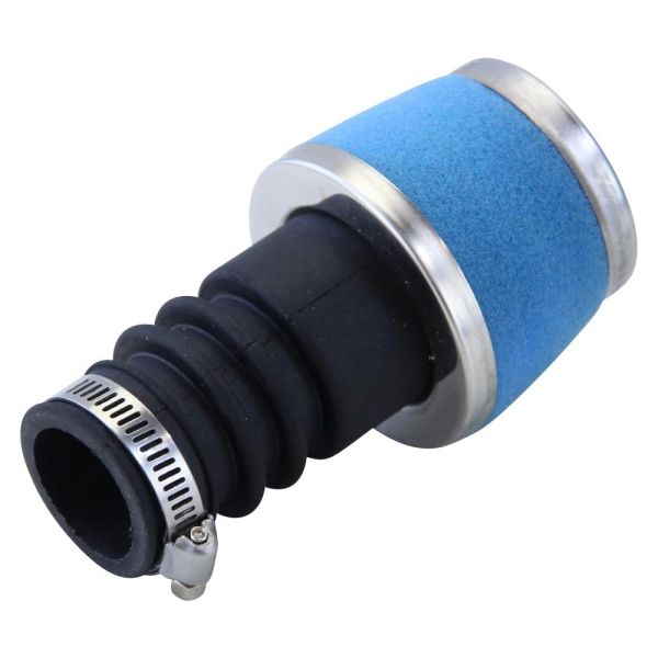 Sport Luftfilter Tuning Powerfilter blau 19 mm für Moped Mofa Mokick (714342)