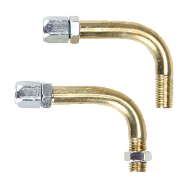 Rohrbogen Satz 90° M6x0,75 mit Einstellschraube für Dellorto PHBG Vergaser - Citomerx (110786)