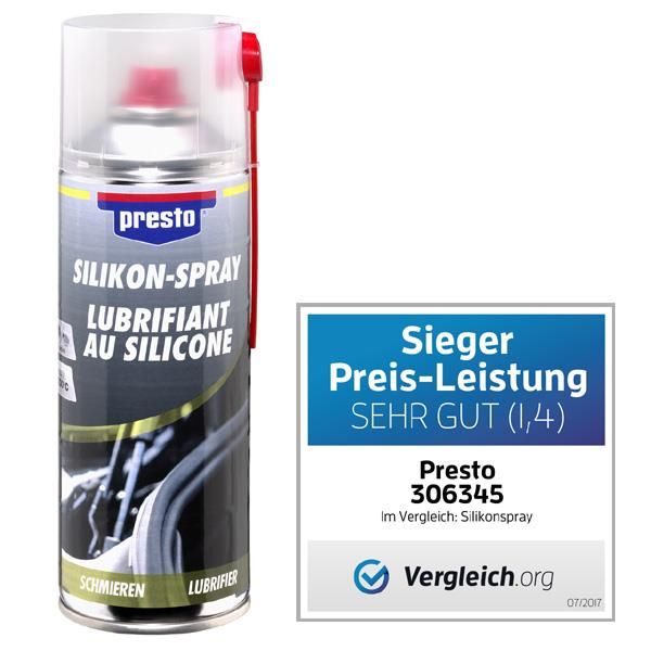 Presto Silikonspray 400 ml. (PR306345)