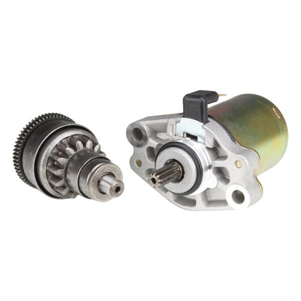 Anlasser + Anlasserfreilauf (14/61Z) für Morini Motor / Aprilia Habana SR Scarabeo / Suzuki Address Katana Zillion (114291)