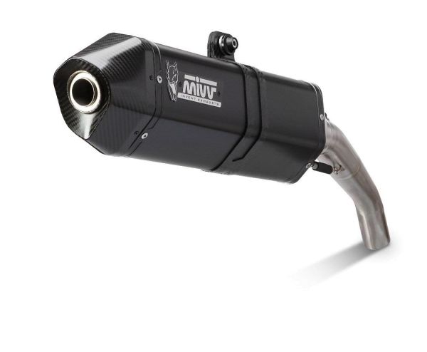Mivv SPORT Schalldämpfer SPEED EDGE SLIP-ON Steel Black für HONDA INTEGRA 700 BJ 2012 > 2013 (H.046.LRB)