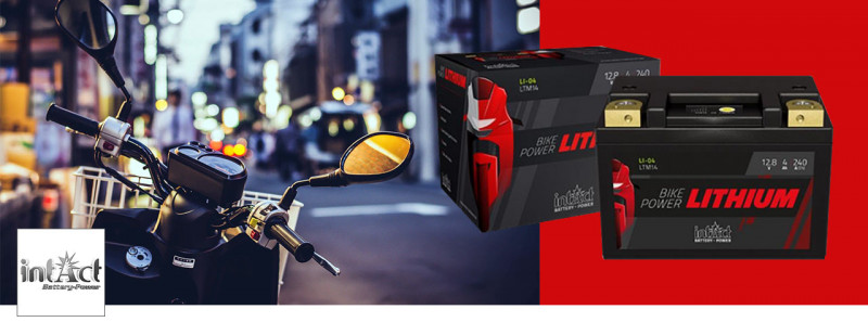 Accumulateurs et batteries de moto IntAct