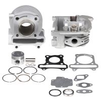 Zylinder Set + Kopf 50ccm 39mm (lange 69,5mm Ventile) (ohne SLS) für 4-Takt China GY6 Kymco 139QMB 139QMA Euro 4/5 (107540)