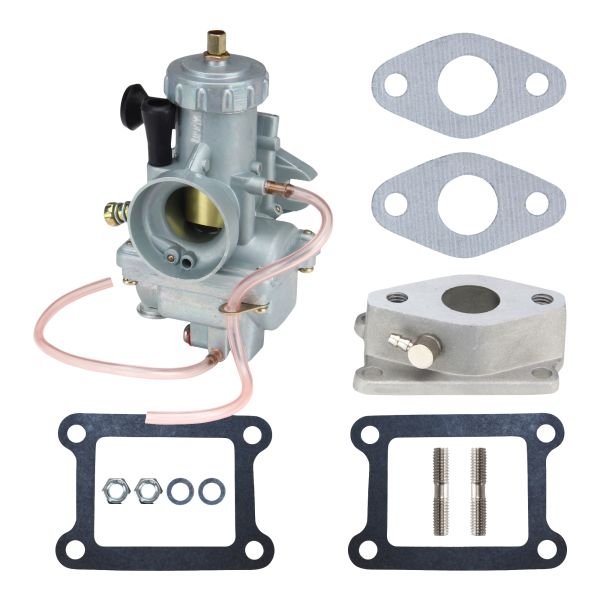 Vergaser VM24 24mm + Ansaugstutzen + Dichtungen für Yamaha DT 50 R M MX (bis 2003) / RD 50 M MX DX (114521)