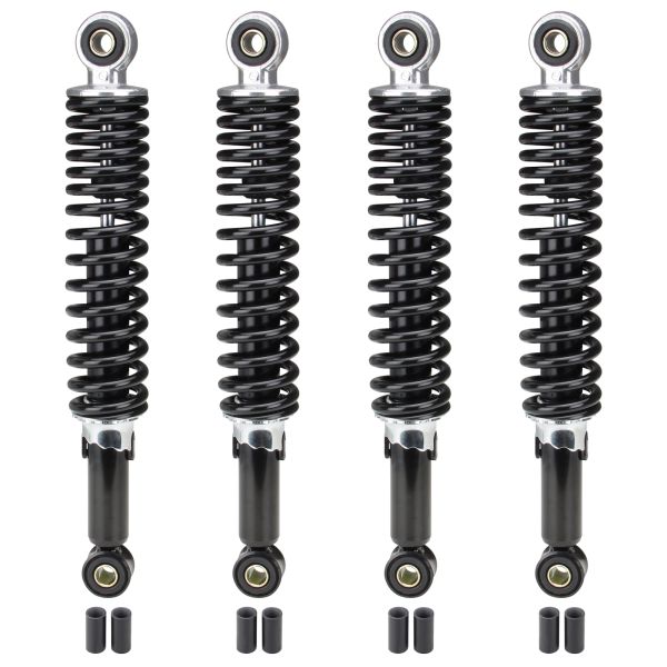 Tieferlegung Stoßdämpfer Set vorne + hinten 300/300mm schwarz für Simson KR51 Schwalbe (1040034)