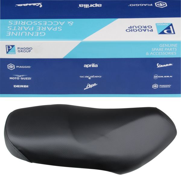Original Piaggio Sitzbank Schwarz für Piaggio Fly & Derbi Boulevard 50 100 125 - Ersatzbank Roller (6219790012)