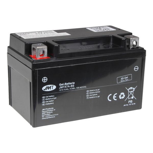 JMT Gel Batterie C60-N30L-A 12 V 30 Ah 310 A 166 x 126 x 174 mm (935638)