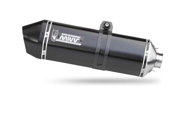 Mivv SPORT Schalldämpfer SPEED EDGE SLIP-ON Steel Black für SUZUKI GSX-S 1000 BJ 2015 > (S.044.LRB)