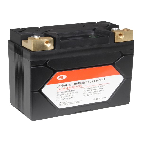 Batterie Motorrad JMT14B-FP JMT Lithium-Ionen mit Anzeige (113985)