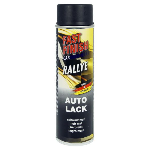 Fast Finish Rallye Lack schwarz matt 500 ml. (FF292828)
