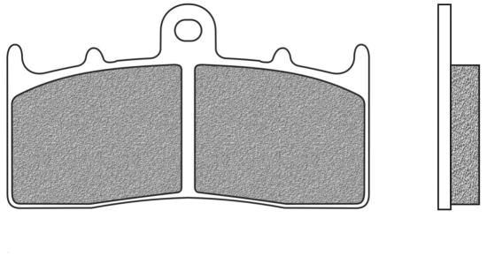 Bremsbeläge vorne Sintermetall Performance S2 Typ FD.0319 für BMW K 1200/1300 R, K 1600 GT,R 1100 S, (720319)