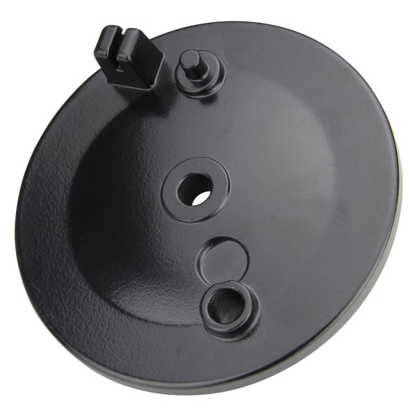 Bremsschild Ankerplatte Trommelbremse hinten (ohne Bohrung) schwarz für Simson S50 S51 S53 Schwalbe (100941)