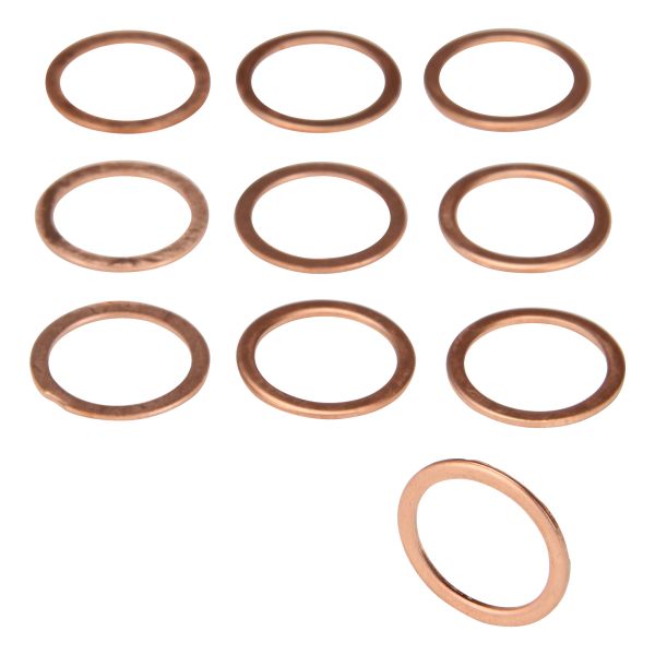 Citomerx Dichtring 14x18mm - 10 Stück - Dichtung Ölscheibe für Simson S51 S70 SR50 KR51 Schwalbe (100946)