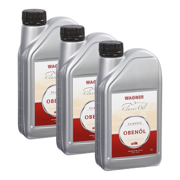 Wagner Obenöl 1 Liter – Vollsynthetischer Spezialschmierstoff für Flathead-, SV- & IOE-Motoren (20000260013)