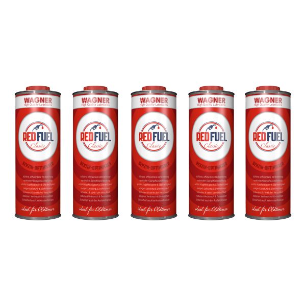 5x Wagner Red Fuel Classic 1L – Benzin-Optimierer für Oldtimer, Youngtimer & hochverdichtende Motoren kaufen (20000530015)