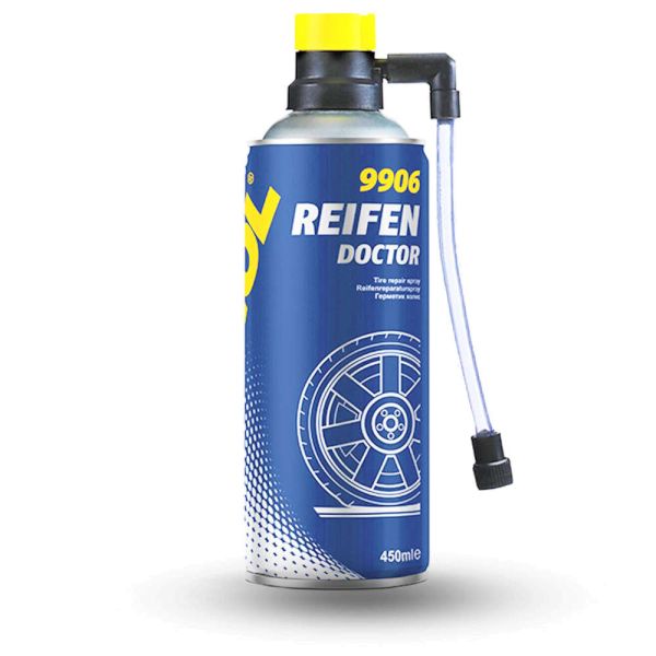 Mannol Reifenpannenspray Reifen Doctor - Reifendichtmittel 450ml. (166457)