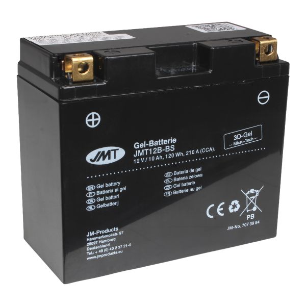  Batterie Motorrad YT12B-BS Gel JMT (113926)