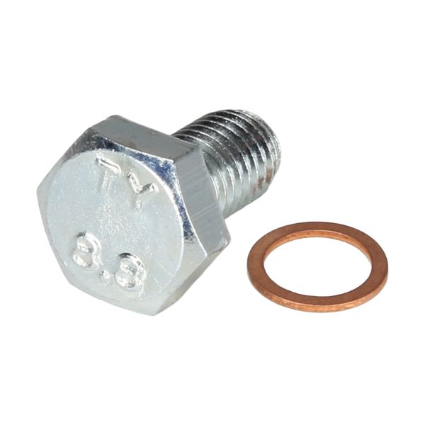 Ölablassschraube M10x18 + Dichtring für Zündapp M Bergsteiger C ZD CS Hai ZX ZL ZS GTS KS R RS 50 | Citomerx (108799)